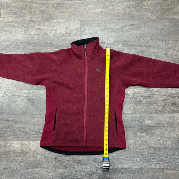 Nike ACG Y2K Women’s Burgundy Full Zip Fleece Jacket Size Medium - Picture 10 of 10